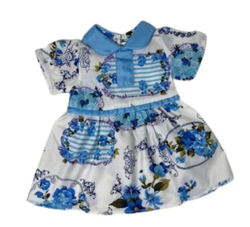 Doll Clothes Superstore Blue Flowers Dress Compatible With 18 Inch Girl Dolls Like American Girl Our Generation My Life Dolls