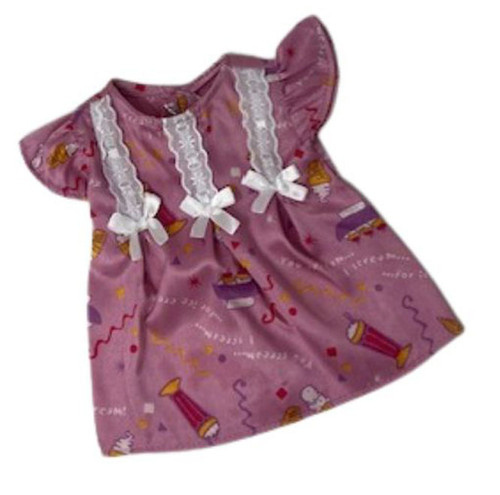 Doll Clothes Superstore Ice Cream Print Nightgown Fits 15-16 Inch Baby Dolls