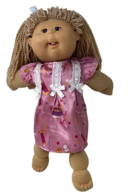 Doll Clothes Superstore Ice Cream Print Nightgown Fits 15 - 16 Inch Cabbage Patch Kid Dolls