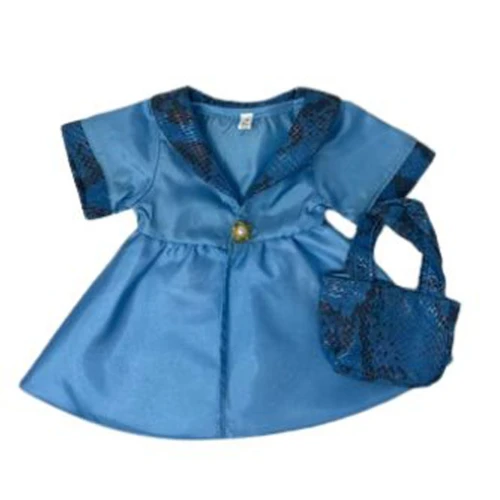 Doll Clothes Superstore Coat Purse Fits 15 - 16 Inch Cabbage Patch Kid And Baby Dolls