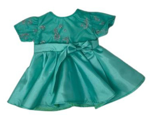 Doll Clothes Superstore Mint Green Party Dress Fits 15-16 Inch Baby Dolls
