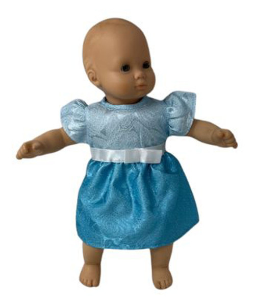 Doll Clothes Superstore Two Tone Sparkle Dress Fits 15-16 Inch Baby And Cabbage Patch Kid Dolls