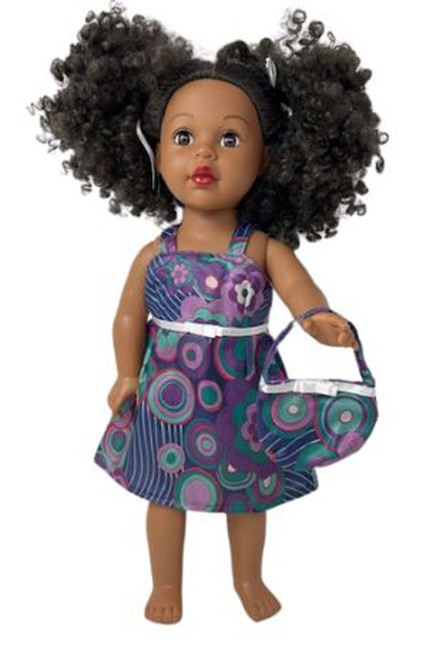 Doll Clothes Superstore Sundress With Purse Fits 18 Inch Girl Dolls Like American Girl Our Generation My Life Dolls