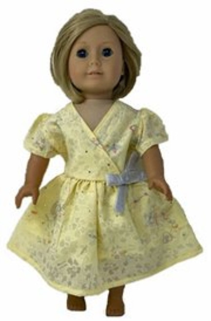 Doll Clothes Superstore Size 5 Matching Girl And Doll Yellow Sequin Dress