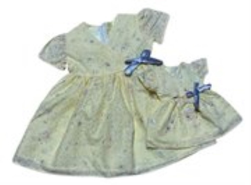 Doll Clothes Superstore Size 5 Matching Girl And Doll Yellow Sequin Dress