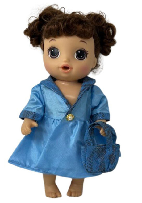 Doll Clothes Superstore Spring Coat And Purse Fits 14 Inch Baby Alive And Little Baby Dolls