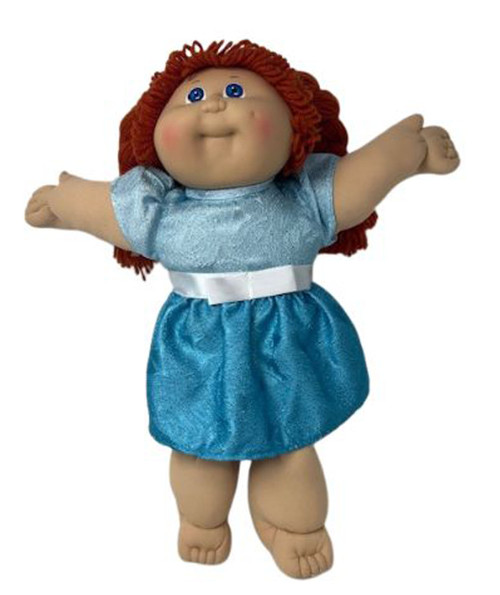 Doll Clothes Superstore Blue Sparkle Dress Fits 15 -1 6 Inch Cabbage Patch Kid And Baby Dolls