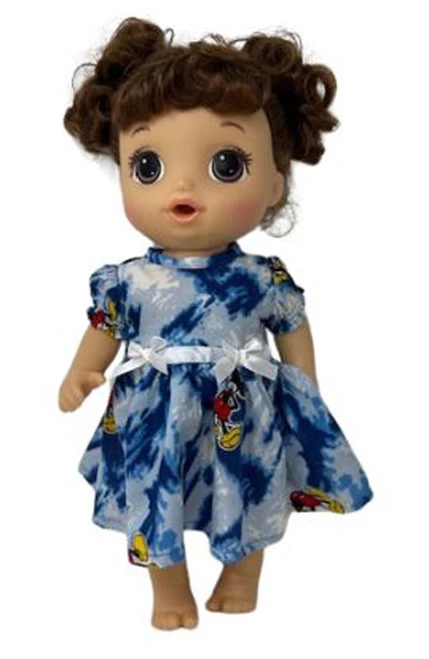 Mickey Dress Fits 14 Inch Baby Alive And Little Baby Dolls