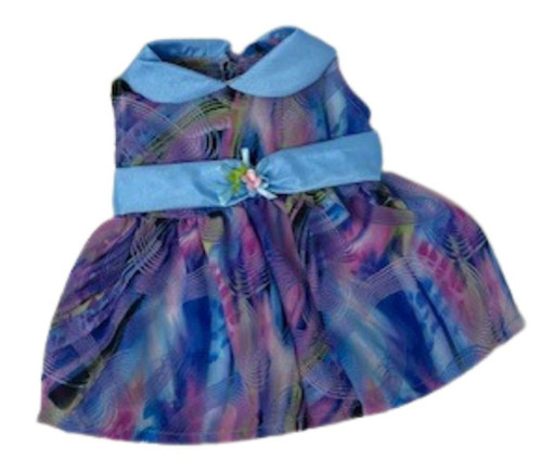 Doll Clothes Superstore Blue Splash Dress Fits 15 Inch Baby Dolls