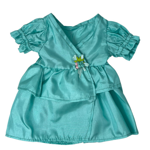 Doll Clothes Superstore Handmade Mint Green Dress Fits 15 - 16 Inch Baby And Cabbage Patch Kid Dolls