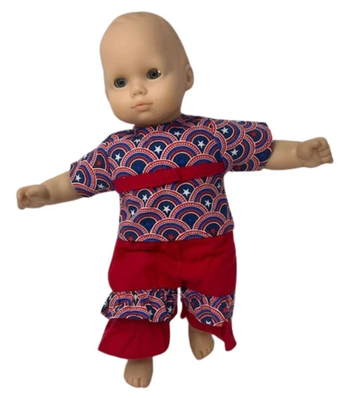 Doll Clothes Superstore Handmade Rainbow Print Shorts For 14-16 Inch Baby Dolls