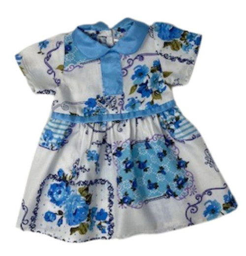 Doll Clothes Superstore Handmade Blue Flower Dress Fits Our Generation American Girl My Life Dolls