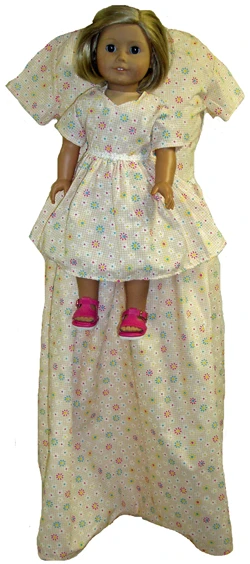 Matching Flower Dresses Girls Dolls Size 3