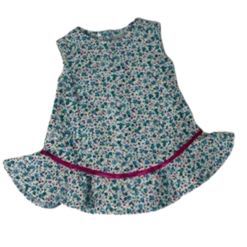 Handmade Blue Flower Dress Fits 15 and also 16 Inch Cabbage Patch Kid Dolls