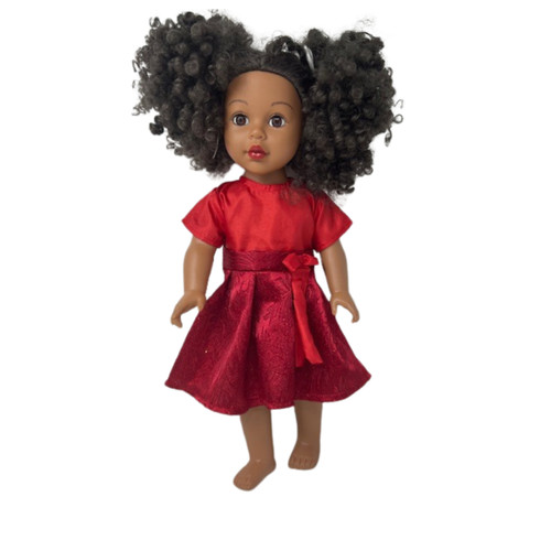 Doll Clothes Superstore Handmade Red Glitter Dress Fits Our Generation American Girl And My Life Dolls