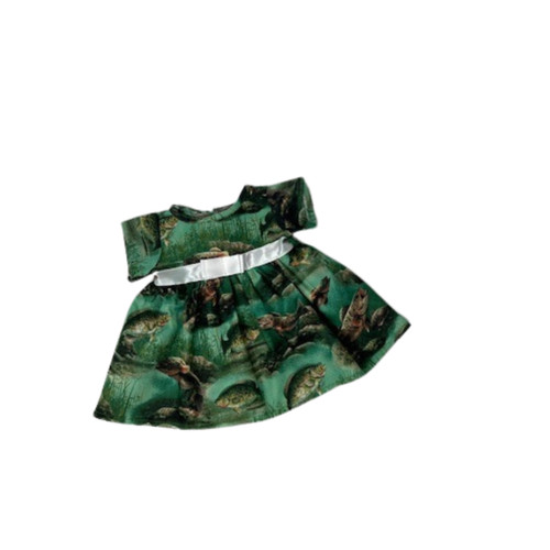 Doll Clothes Superstore Handmade Fish Print Dress Fits 15-16 Inch Baby And Cabbage Patch Kid Dolls