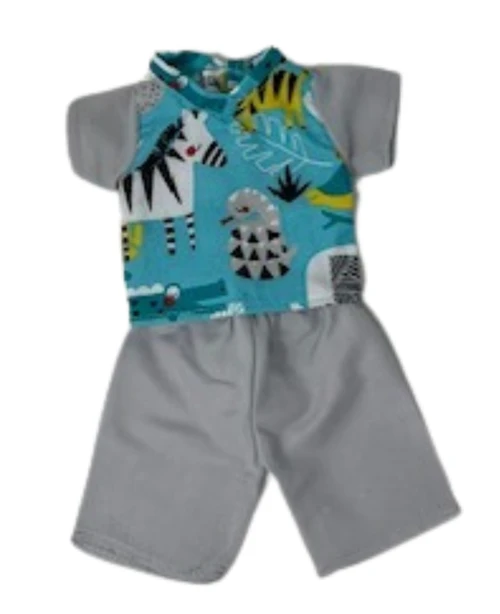 Handmade Scrubs With Safari Animals Fits 12 Inch Baby Alive And Little Baby Dolls
