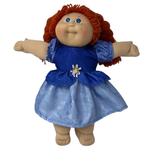 Blue Princess Dress Fits 15-16 Inch Cabbage Patch Kid Dolls