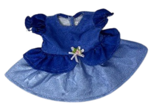 Handmade Blue Princess Dress Fits 14 Inch Baby Alive And Little Baby Dolls