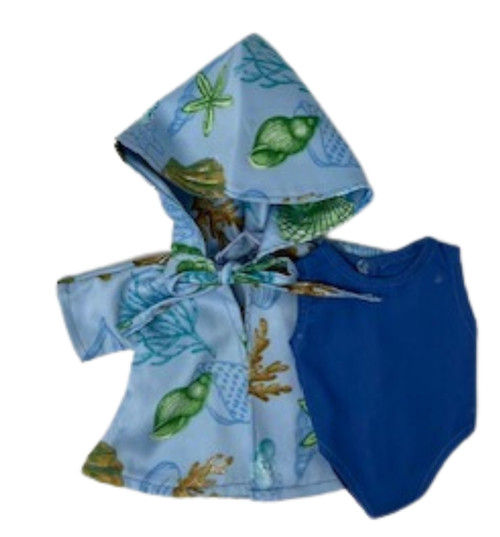 Doll Clothes Superstore Handmade Bathing Suit With Cover Up Fits 12 Baby Alive And LIttle Baby Dolls