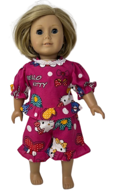 Doll Clothes Superstore Handmade Kitten Cute Pajamas Fit Our Generation American Girl and My Life Dolls