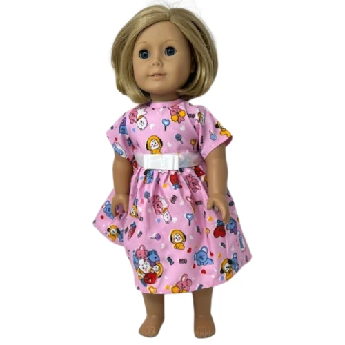 Handmade Funny Characters Dress Fits Our Generation, American Girl, and My Life Dolls