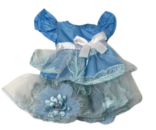 Doll Clothes Superstore Handmade Blue Fancy Dress Compatible With LOL OMG And Rainbow High Fashion Dolls