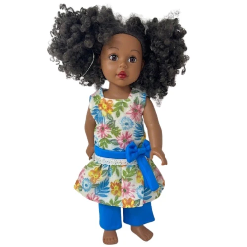 Handmade Flower Dress With Pants Fits Our Generation American Girl My Life Dolls