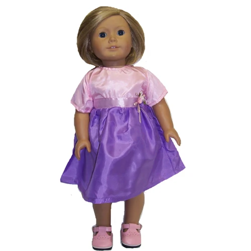 Pretty Party Dress for 18 Inch Girl Dolls Like Our Generation American Girl My Life Dolls