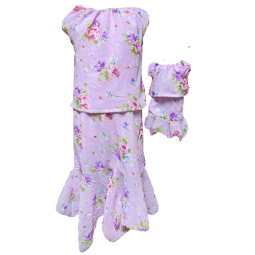 Doll Clothes Superstore Size 8 Matching Girl And Doll Chiffon Flower Skirt And Blouse