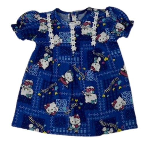 Doll Clothes Superstore Handmade Kitty Print Nightgown for 15 - 16" Baby & Cabbage Patch Dolls