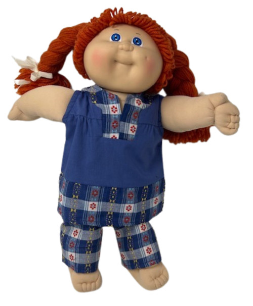 Doll Clothes Superstore Handmade Plaid Pant Set for 15 - 16 Inch Cabbage Patch & Baby Dolls