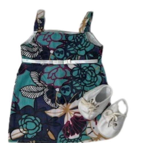 Doll Clothes Superstore Handmade Earth Tone Sundress with Shoes for 18-Inch Girl Dolls