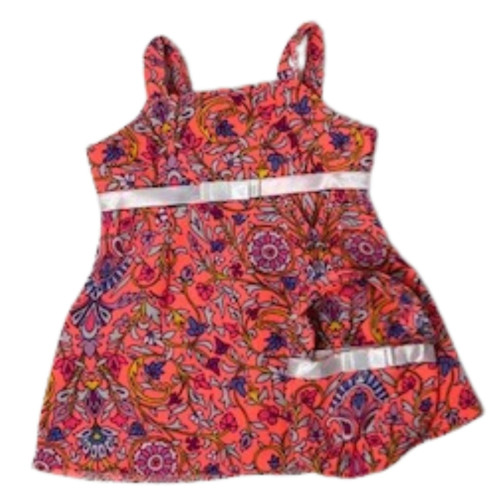 Handmade Neon Floral Sundress for 15 - 16 Inch Baby Dolls & Cabbage Patch Kids