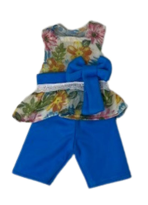 Handmade Flowers And Pants Fit 12 Inch Baby Alive And Little Baby Dolls