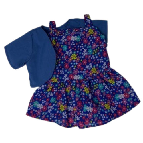 Handmade Sweet Flower Sundress with Jacket  Fits 18 Inch Dolls