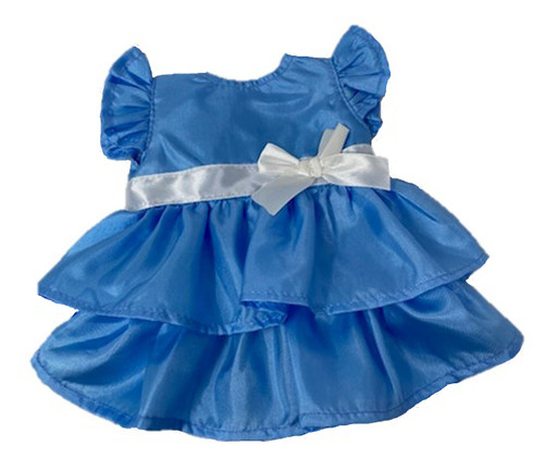 Blue Ruffles Dress Fits 16 inch Dolls