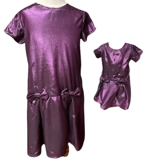 Doll Clothes Superstore Handmade Matching Dress Set  Girl Size 5 & 18-Inch Doll Outfit