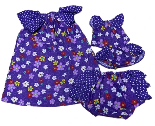 Handmade Large Matching Baby and Doll Dress Set  Adorable Coordinated Outfits