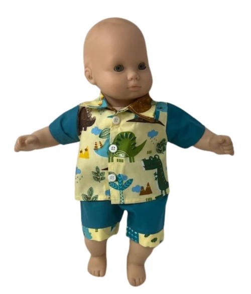 Doll Clothes Superstore Handmade Dino Might Outfit For 14-16 Inch Baby Dolls