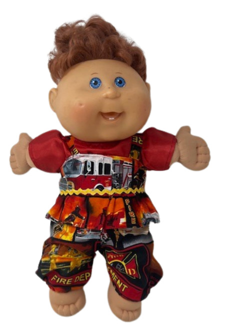 Doll Clothes Superstore Handmade Firefighters Jumpsuit Fits Cabbage Patch Preemie And 14 Inch Baby Alive Dolls