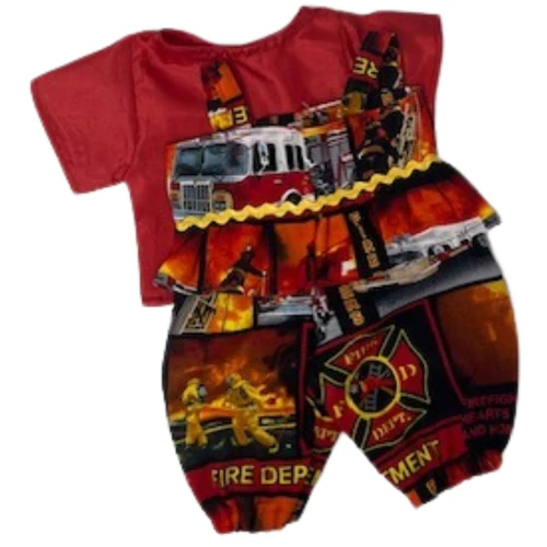 Doll Clothes Superstore Handmade Firefighters Jumpsuit Fits Cabbage Patch Preemie And 14 Inch Baby Alive Dolls