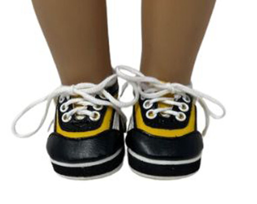 Doll Clothes Superstore Black Athletic Shoes Fits 18 Inch Girl Dolls Like American Girl Our Generation My Life Dolls