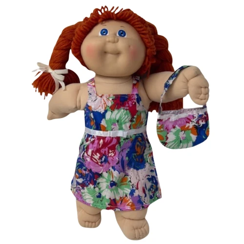 Handmade Big Splashy Flower Sundress for Cabbage Patch Kid Dolls