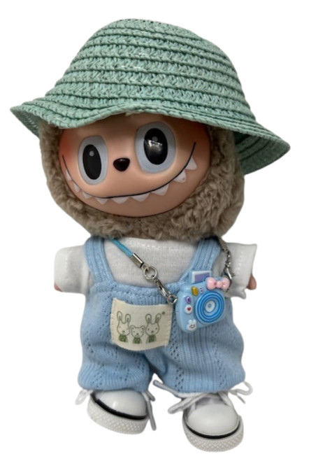 Doll Clothes Superstore 6-Piece Photographer Outfit Set for 17.5 cm Labubu Dolls