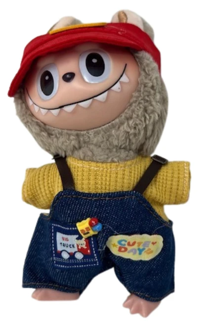 Cute Days Ahead! 3-Piece Jean Outfit with Truck Theme for 17.5cm Collectable Dolls