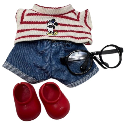Mickey Lovers Complete Clothing Set for 17.5cm Labubu Dolls