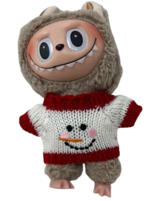 Snowman Holiday Sweater for 17.5cm Collectable Dolls