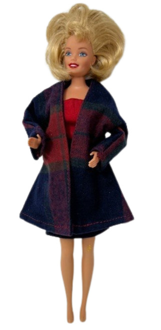 Doll Clothes Superstore 4-Piece Flannel Suit for Barbie & 11.5-Inch Fashion Dolls
