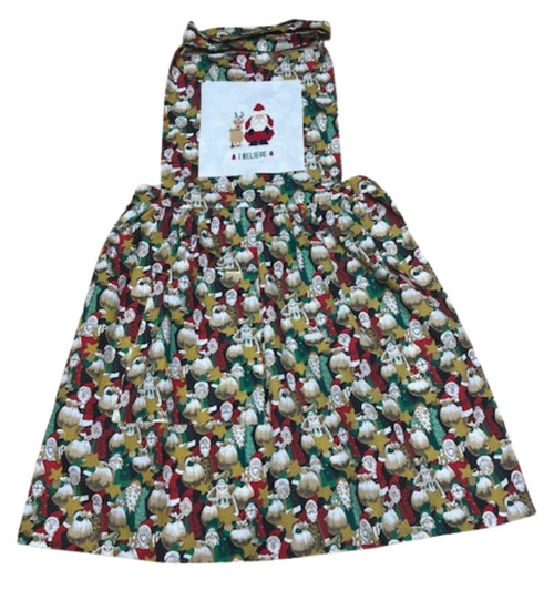 Doll Clothes Superstore Santa I Believe Handmade Apron for Home or Restaurant